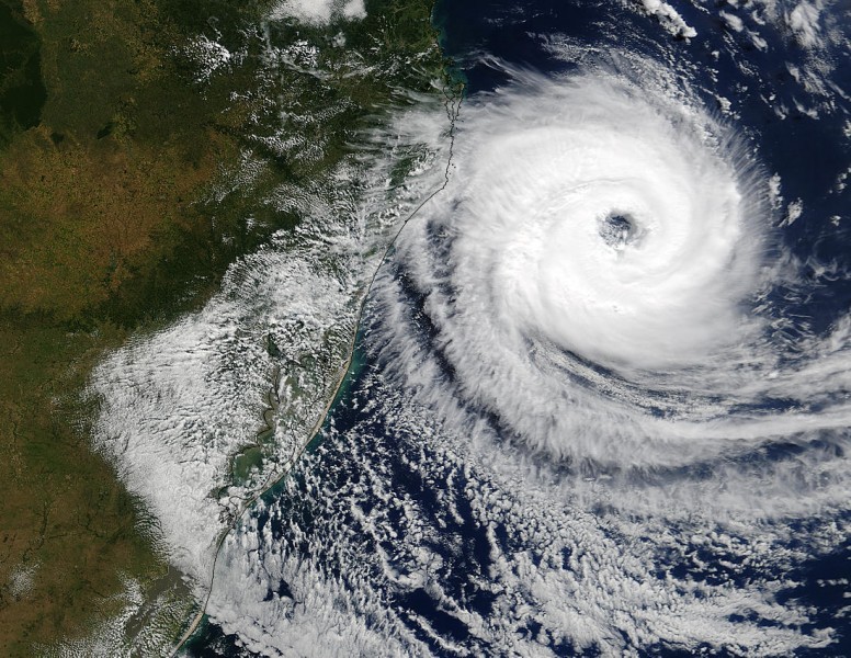 O Furacão Catarina, um ciclone tropical do Atlântico Sul e extremamente raro, completou 17 anos em março de 2021. Sua formação começou no dia 24 de março de 2004, e foi a única tempestade já registrada com força de furacão nessa região do Oceano Atlântico. Foto: Epagri/divulgação