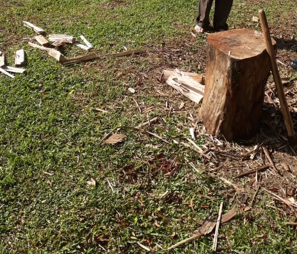 Homem morreu ap&oacute;s cortar a perna com machado, em Mafra – Foto: 9BBM/Divulga&ccedil;&atilde;o