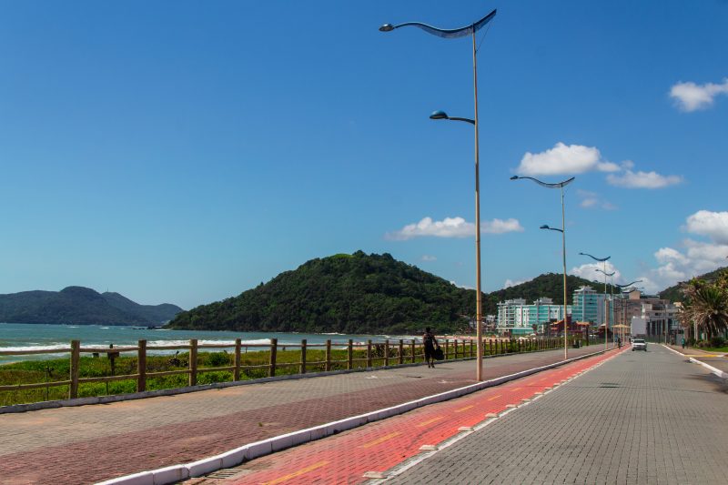 Praia Brava, em Itajaí. – Foto: Bruno Golembiewski/ND