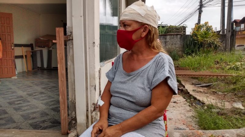 Jane Mary diz que vai buscar justiça para o marido atropelado por uma viatura da PM – Foto: Jonathan Rocha/NDTV