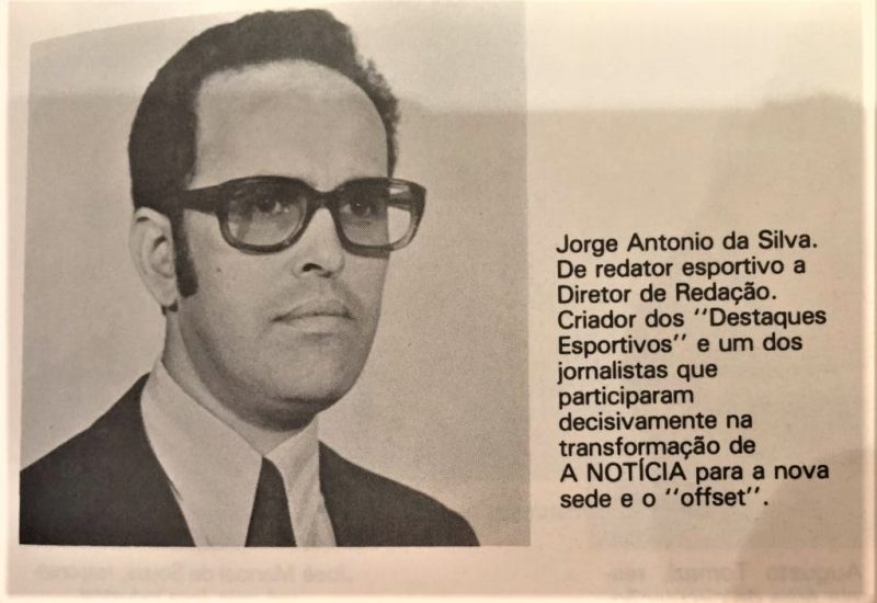 Jorge Antônio da Silva teve uma trajetória marcante no jornalismo catarinense – Foto: Arquivo pessoal, Apolinário Ternes