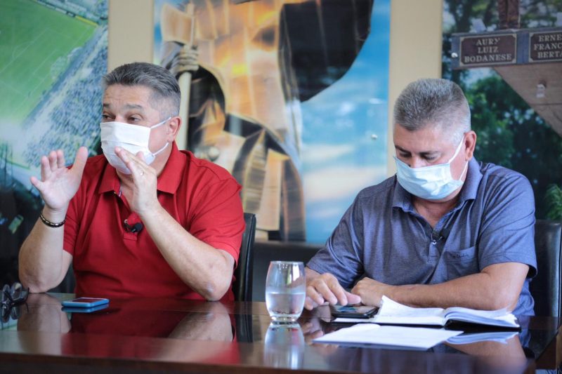 As novas a&ccedil;&otilde;es foram anunciadas em live na manh&atilde; desta ter&ccedil;a-feira (16). – Foto: Leandro Schmidt/Prefeitura de Chapec&oacute;/Divulga&ccedil;&atilde;o/ND