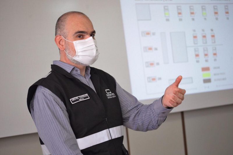 O coordenador da equipe médica, Michel Cadenas, apresentou os resultados alcançados com o Centro de Atendimento. – Foto: Leandro Schmidt/Prefeitura de Chapecó/ND