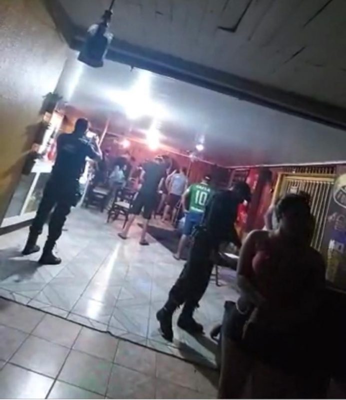 Evento foi realizado em um estabelecimento no interior de Chapec&oacute; – Foto: Guarda Municipal/ND