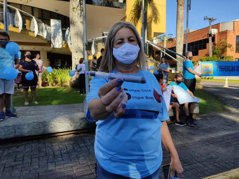Seis tipos de an&aacute;logos de insulina deixaram de ser fornecidos pelo SUS em Joinville – Foto: Dani Lando/NDTV