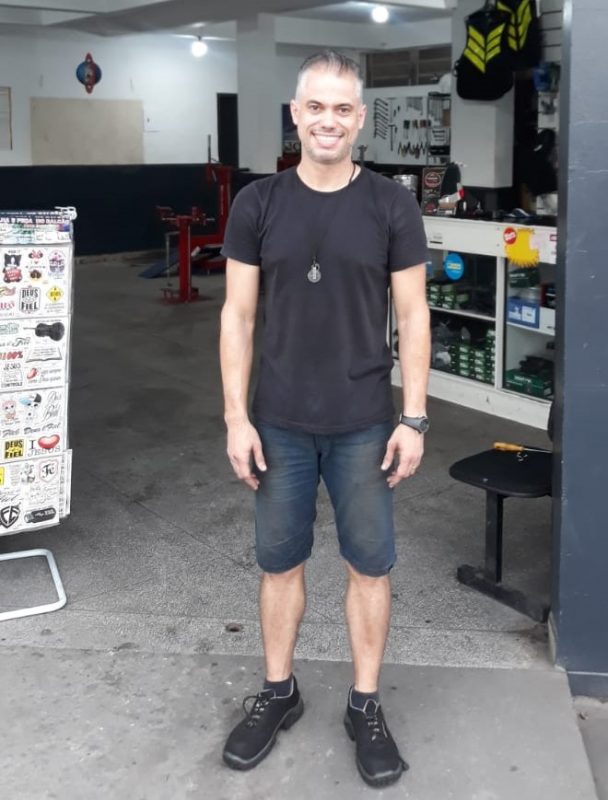 Fernando salvou bebê engasgada