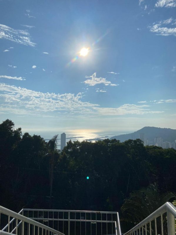 Morro da Cruz, em Itaja&iacute; – Foto: Thain&aacute; Klock/ND
