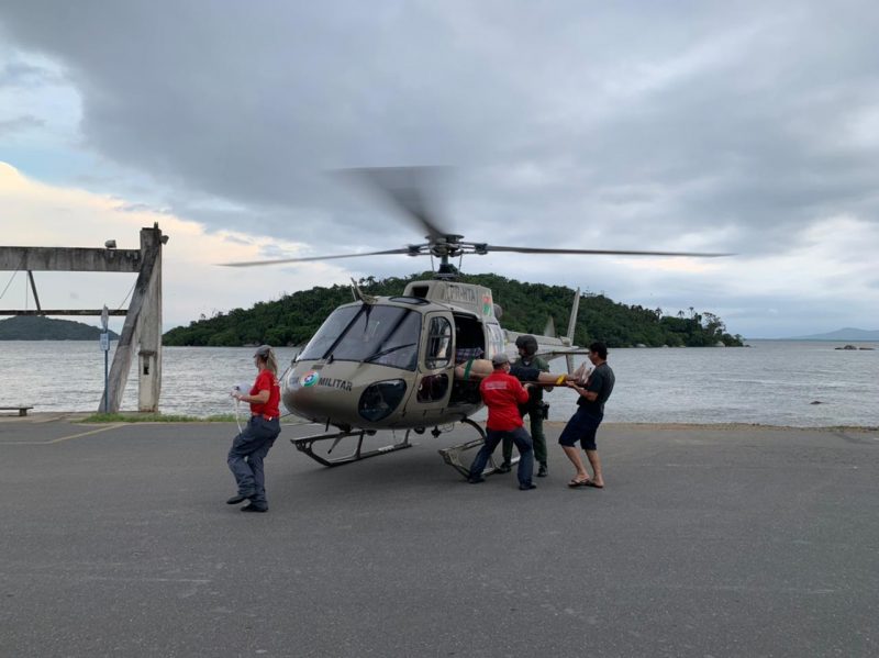 Um dos tripulantes se afogou e foi encaminhado em estado grav&iacute;ssimo ao hospital – Foto: Graer/Divulga&ccedil;&atilde;o