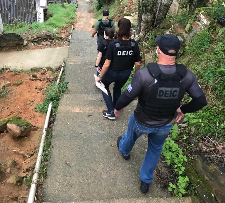 Opera&ccedil;&atilde;o Network 2 cumpre mandados de pris&atilde;o e busca e apreens&atilde;o em tr&ecirc;s cidades catarinenses – Foto: Pol&iacute;cia Civil/Divulga&ccedil;&atilde;o