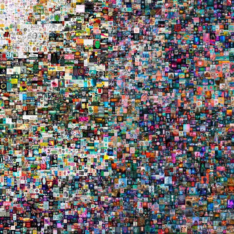 – Foto: Obra de Arte Digital’Everydays: The First 5.000 days’, do artista Beeple