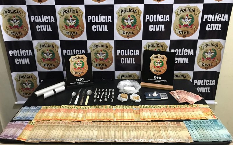 Objetos apreendidos durante a Operação Sequentia – Foto: Divulgação/Polícia Civil