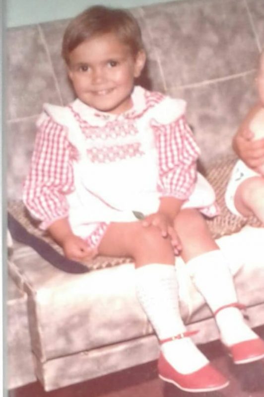 Foto de Patr&iacute;cia quando ela era crian&ccedil;a – Foto: Arquivo Pessoal