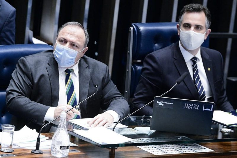 Plenário do Senado Federal durante sessão de debates temáticos destinada ao comparecimento do ministro de Estado da Saúde