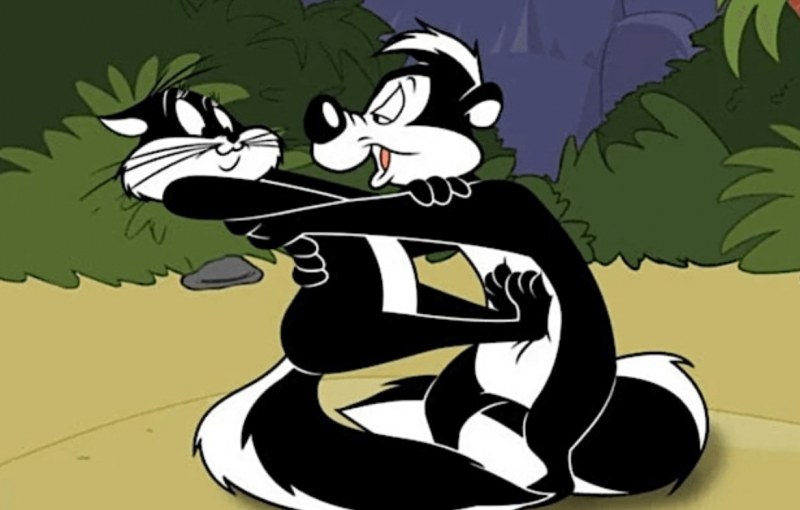 Pep Le Gamb&aacute; ou Pep Le Pew at&eacute; ent&atilde;o era engra&ccedil;ado, mas… – Foto: Reprodu&ccedil;&atilde;o