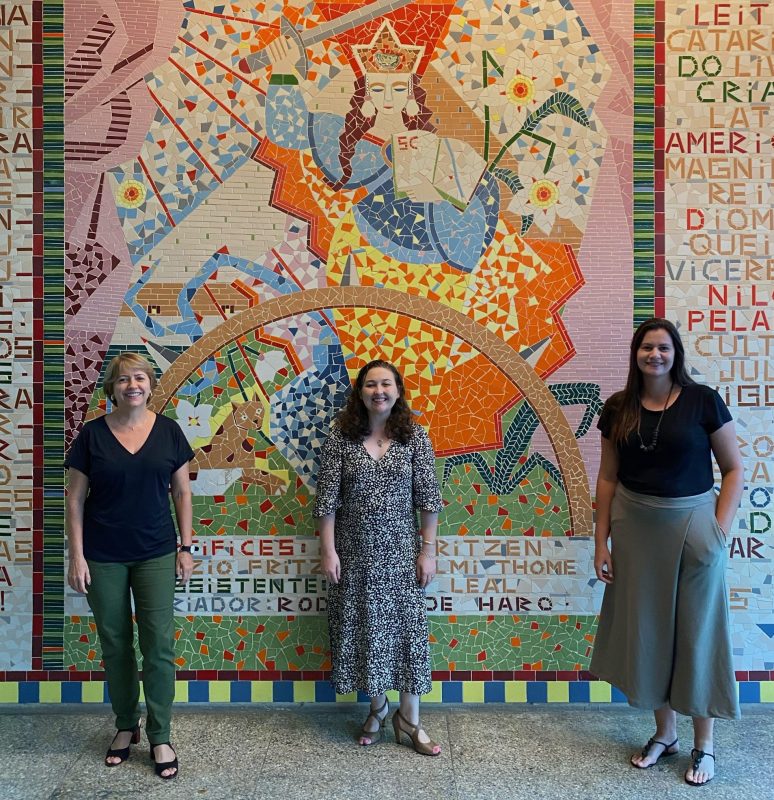 Maria Luiza Bazzo, Gislaine Fongaro e Patricia Hermes Stoco da UFSC (Universidade Federal de Santa Catarina) integram uma força-tarefa de combate à pandemia de Covid-19 – Foto: Divulgação/ND