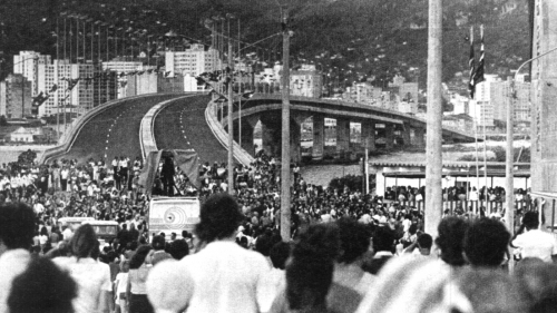Inauguração da Ponte Colombo Salles