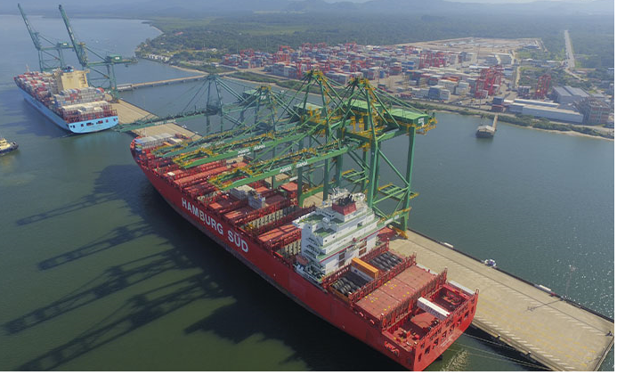 Porto de Itapoá, próximo à Garuva, é considerado um dos terminais mais ágeis e eficientes da América Latina – Foto: Divulgação/ND