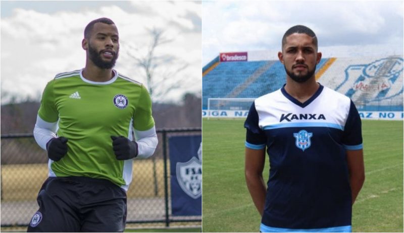 Zagueiro Matheus Silva e goleiro Felipe s&atilde;o os novos refor&ccedil;os do Figueirense – Foto: Divulga&ccedil;&atilde;o / Hartford Athletic e Jos&eacute; Neto / Mar&iacute;lia AC