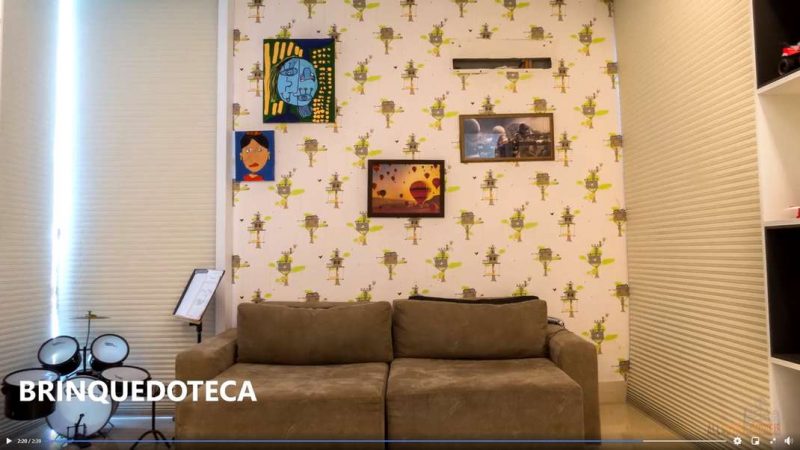 Mansão luxuosa do senador Flávio Bolsonaro (Republicanos-RJ), em Brasília – Foto: Reprodução/ND