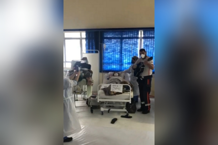 Momento emocionante foi gravado – Foto: Reprodução/Prefeitura
