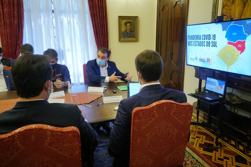 Regi&atilde;o Sul do pa&iacute;s vive situa&ccedil;&atilde;o cr&iacute;tica da pandemia – Foto: Governo de Santa Catarina/Divulga&ccedil;&atilde;o