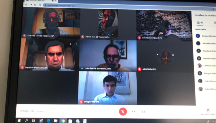 Reuni&atilde;o entre representantes do MP e Diretores de Hospitais – Foto: Divulga&ccedil;&atilde;o/Assessoria MP