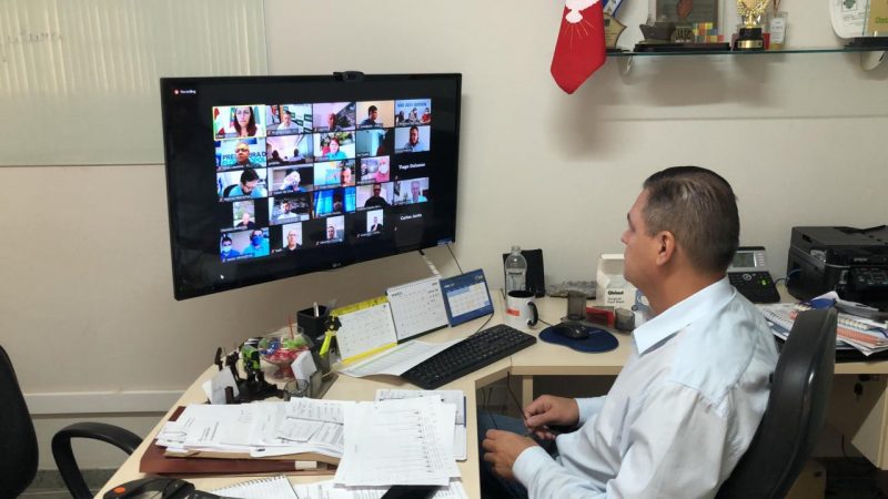 Prefeitos dos 22 munic&iacute;pios da Grande Florian&oacute;polis est&atilde;o reunidos na manh&atilde; desta segunda-feira (15) – Foto: Divulga&ccedil;&atilde;o/ND