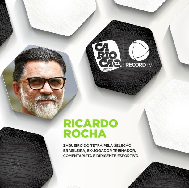 Campeonato Carioca, Cariocão 2021, Ricardo Rocha, – Foto: Divulgação/RecordTV/ND