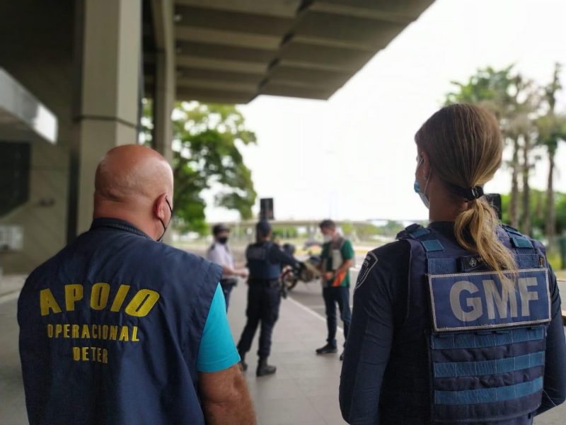 GMF foi até o Terminal Rita Maria e conduziu o homem até hotel – Foto: Divulgação/GMF