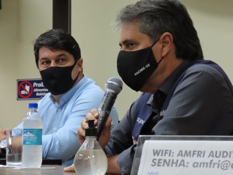 Secret&aacute;rio de Sa&uacute;de de SC promete ativar leitos de UTI na regi&atilde;o da Amfri – Foto: Lyandra Machado Batista