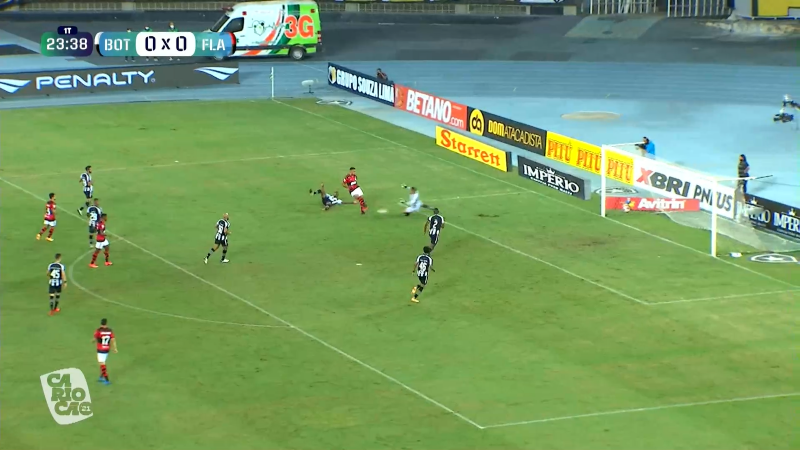 Flamengo vence Botafogo no clássico da rivalidade – Foto: imagens/ Record TV Rio