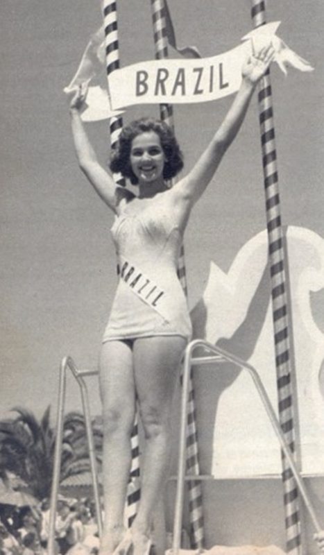 Terezinha durante o concurso Miss Universo, nos Estados Unidos – Foto: Reprodução/Redes Sociais/ND