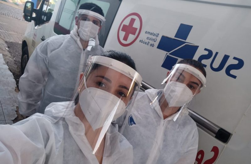 Os municípios mobilizaram ambulâncias, motoristas e equipes de enfermagem