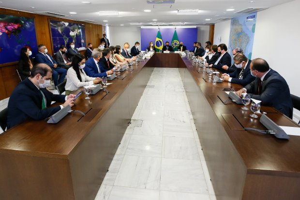 Bancada catarinense reunida através do Fórum Parlamentar Catarinense – Foto: Gabinete Vice-Governadora/SC/divulgação