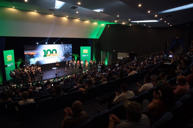 Evento marcou os 100 dias de governo da administração municipal de Chapecó – Foto: Prefeitura de Chapecó/Divulgação/ND