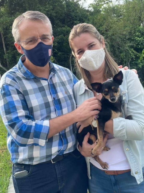 Schwarz de aproximadamente 4 anos estava no Cepread desde o final de mar&ccedil;o – Foto: Reprodu&ccedil;&atilde;o/Redes Sociais/M&aacute;rio Hildebrandt/ND