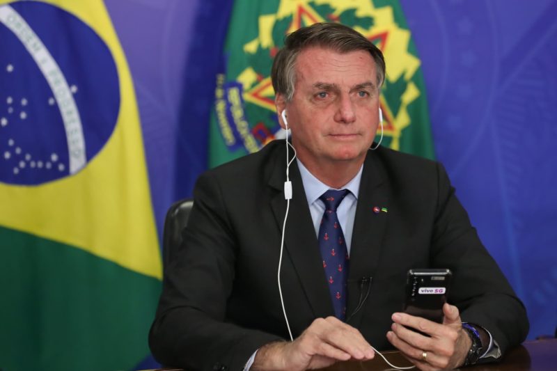 presidente Jair Bolsonaro (sem partido) participou nessa quinta-feira (22) da primeira sessão da Cúpula de Líderes sobre o Clima – Foto: Marcos Corrêa/PR/Divulgação/ND