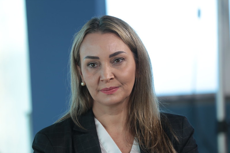 Esta é a segunda vez que Daniela vem para Joinville como governadora interina – Foto: Mauricio Vieira/Secom/Divulgação/ND