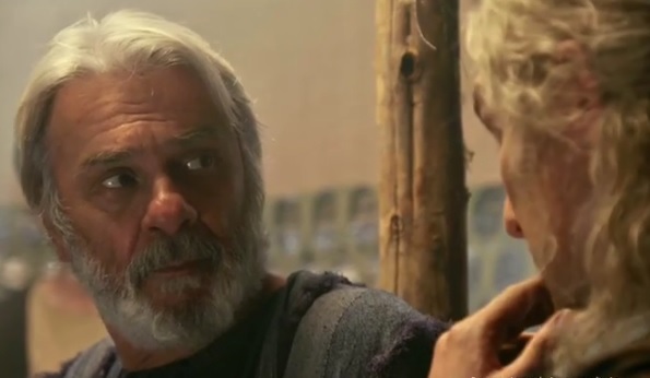 Abr&atilde;o fala com L&uacute;cifer – Foto: Reprodu&ccedil;&atilde;o/R7