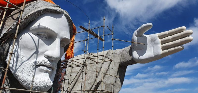 A obra está com uma campanha aberta para arrecadar recursos para pagar o financiamento feito para a construção. – Foto: Associação Amigos de Cristo/Divulgação/ND