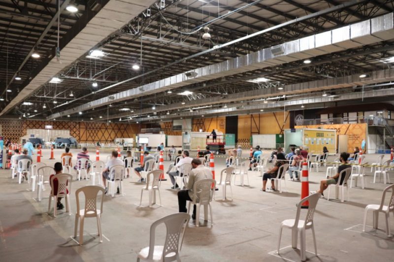 Vacinação em Blumenau é ampliada para 3,6 mil pessoas por dia – Foto: Michele Lamin