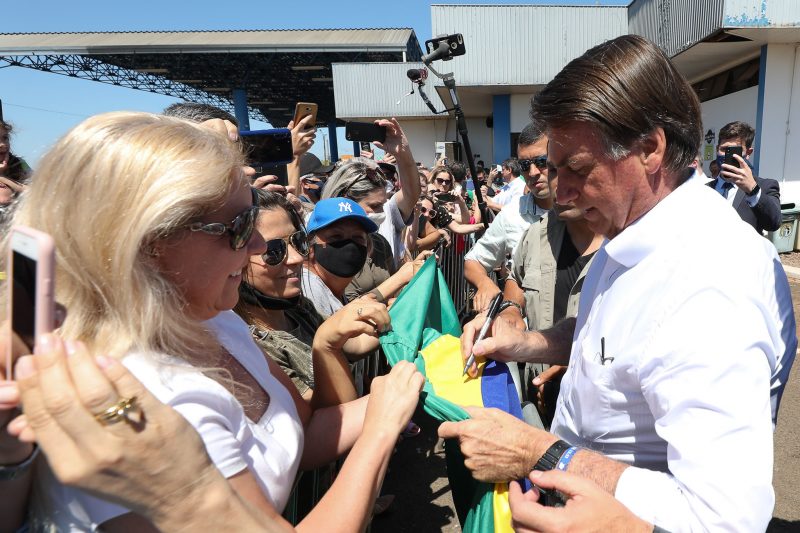 Bolsonaro esteve em Chapecó no fim do ano passado – Foto: Marcos Correa/PR/ND