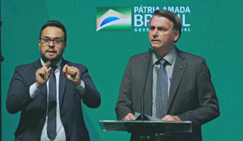 Jair Bolsonaro esteve em Chapecó nesta quarta-feira – Foto: Prefeitura de Chapecó/ND