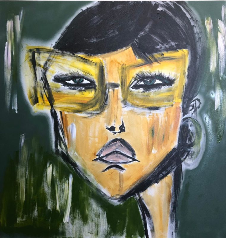 A arte de Marina sempre ligada com a moda.