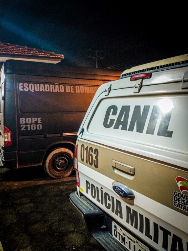 BOPE foi acionado para detonar os explosivos – Foto: PMSC/Divulgação/ND