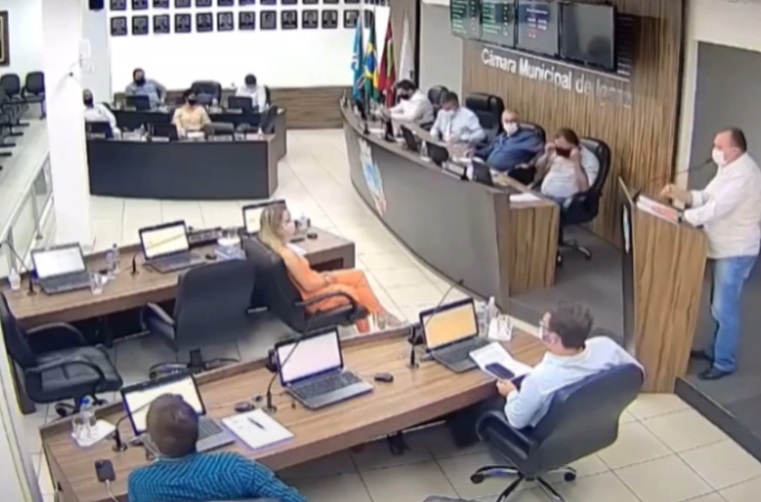 C&acirc;mara de Vereadores de I&ccedil;ara&nbsp; – Foto: Reprodu&ccedil;&atilde;o/ND