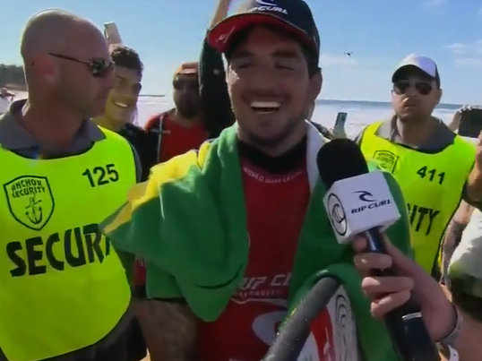 Medina é esperança de medalha para o Brasil – Foto: WSL/Reprodução