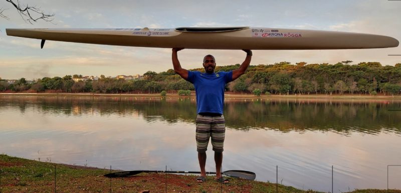 Edinho, atleta da canoagem
