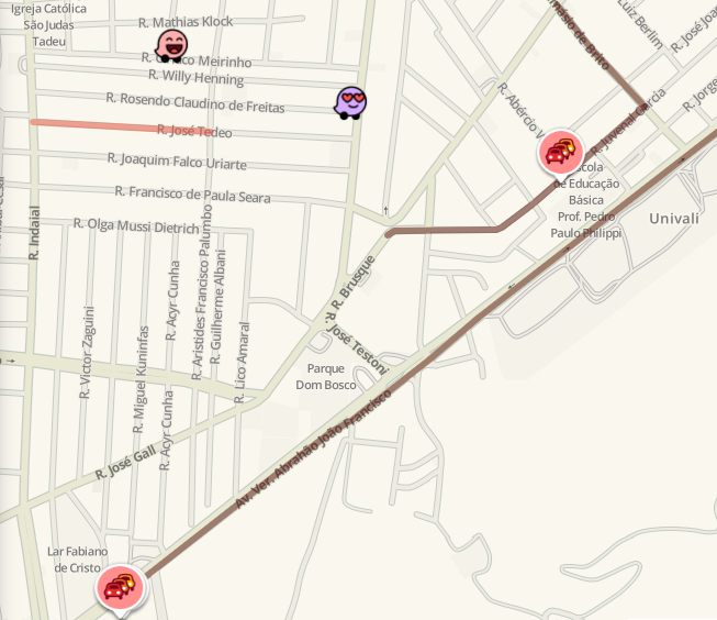 Trecho de Brusque a Itaja&iacute; est&aacute; com lentid&atilde;o – Foto: Waze