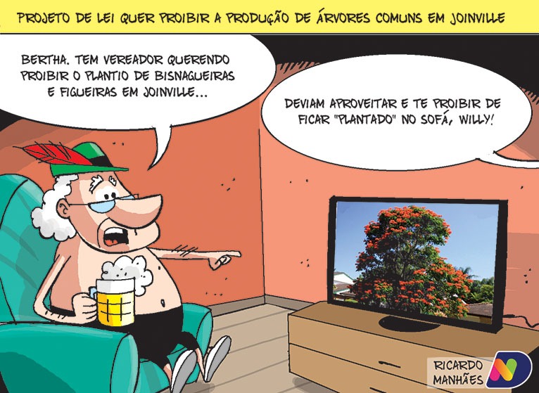 Confira a charge desta quarta-feira (14)